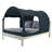 Bed Tent Canopy - Pop Up Privacy Sleeping Tent for Indoor Use, Light Reducing & Breathable Grey Cottage Design, Portable Frame with Mesh Windows-111787492