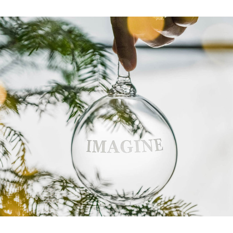 Round Ornament  Imagine