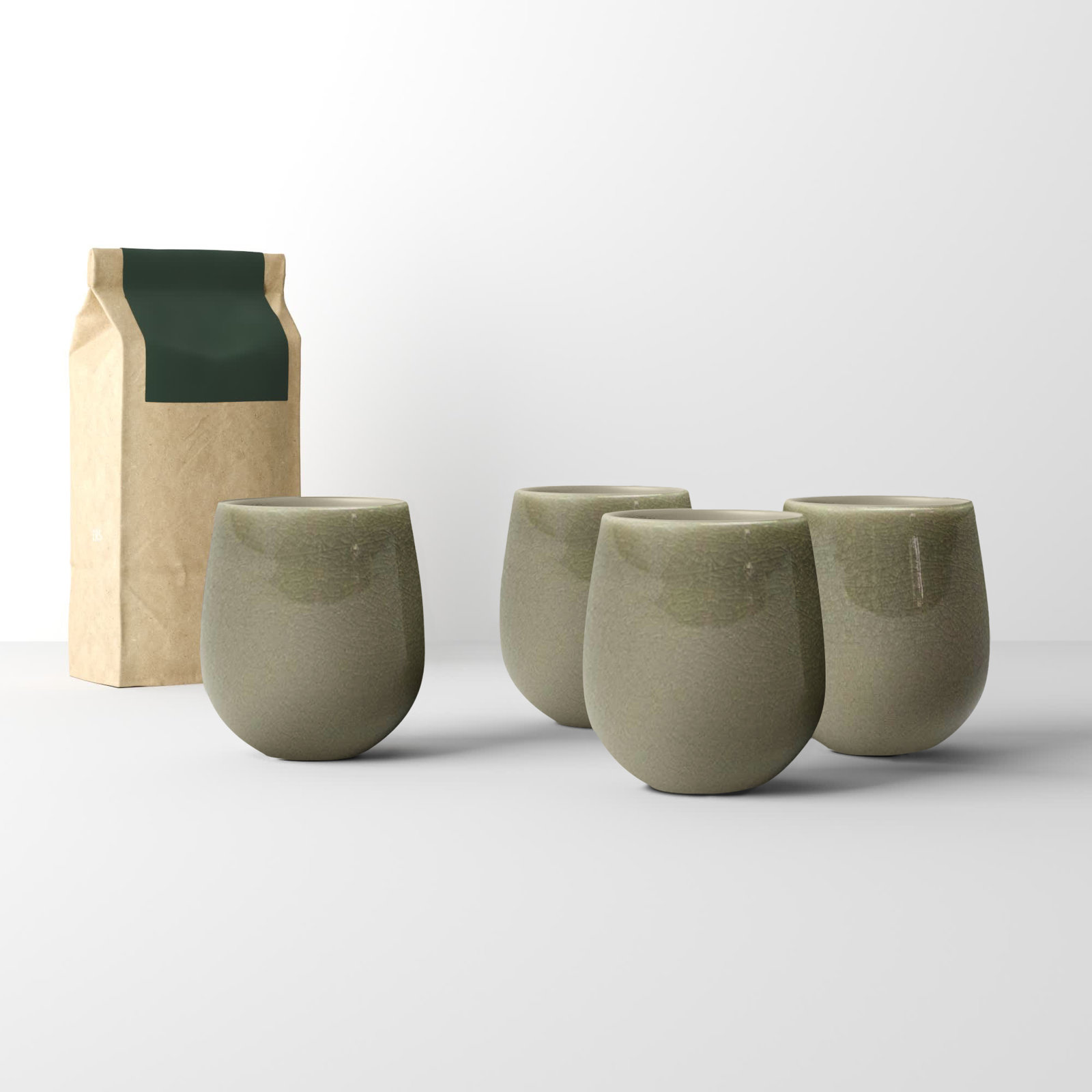 Borgen Handmade Stoneware Coffee Mug, Desert