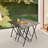 5 Piece Folding TV Tray Table Set,Foldable Sofa Side Table,End Table,Snack Table,Save Space,Grey