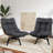 Outdoor Wicker Swivel Chair with Cushions-117531512-117531513