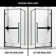 Meridian 34" W x 34" D x 76" H Hinged Framed Shower Enclosure with 3/8  Clear Glass