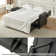 Atravion 73.5'' Transitional Vegan Leather Sofa Bed with Button-tufted Back