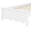 Base de lit plateforme en bois durable avec tête de lit en bois