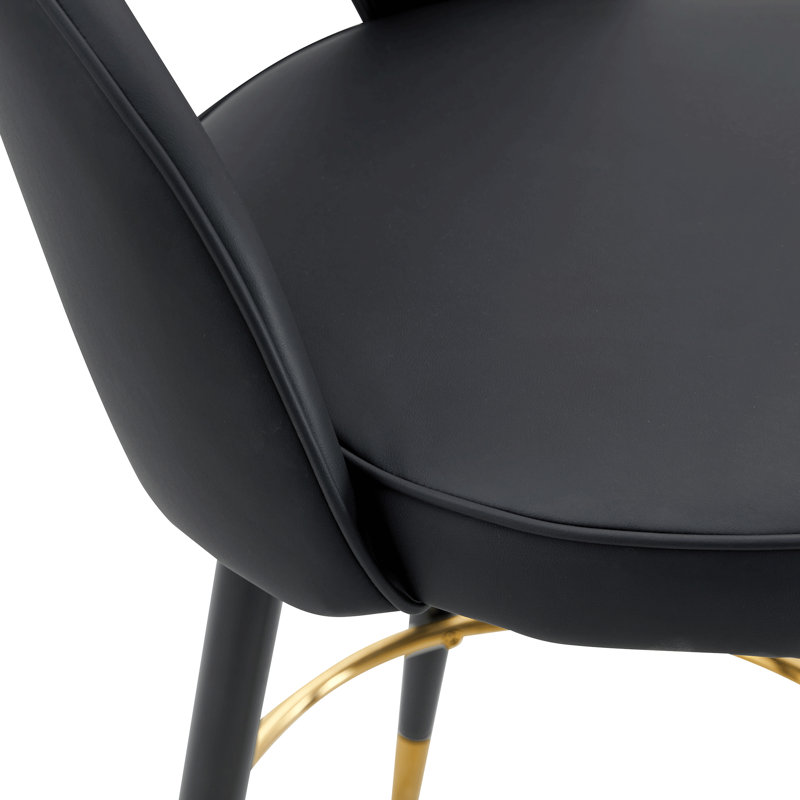 ° Ensemble de 2 chaises de bar rembourrées en polyuréthane rotatif °