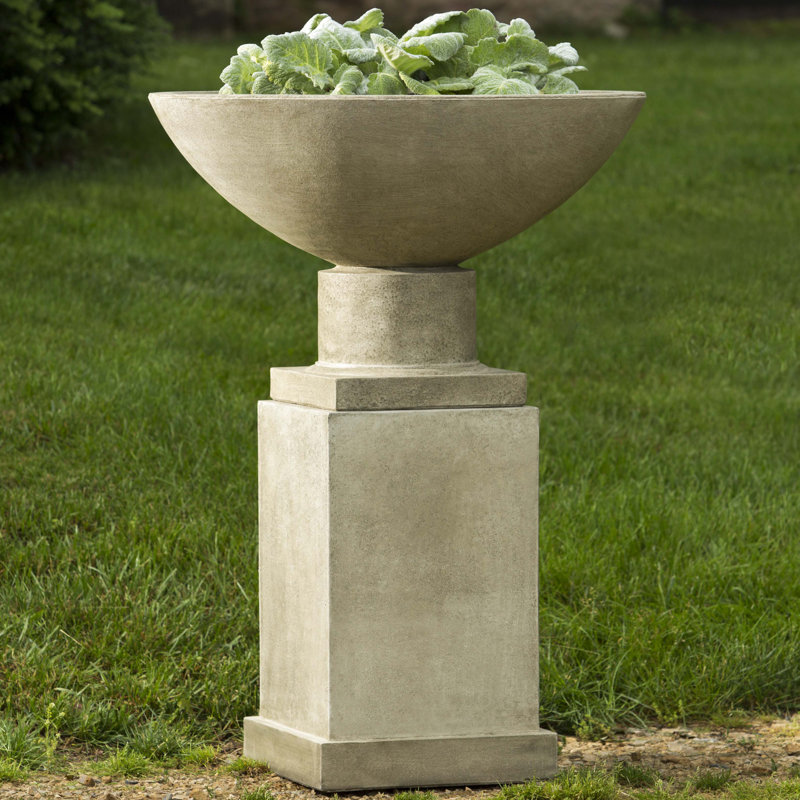 Pot de fleurs en pierre moulée Savoy, Ferro Rustico Nuovo