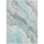 Tapis bleu sarcelle lavable à la machine intérieur / extérieur Cinead ACN1709-104723735