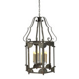 Wilmington 6 - Light Lantern Geometric Chandelier