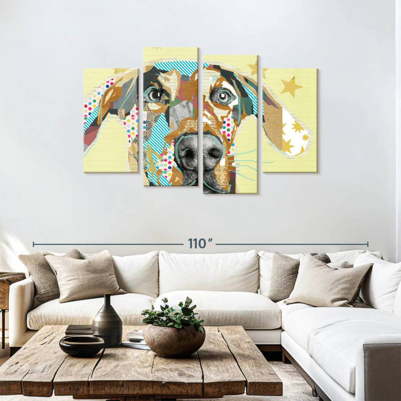 Brampt Doberman Collage, 48" H x 75" W