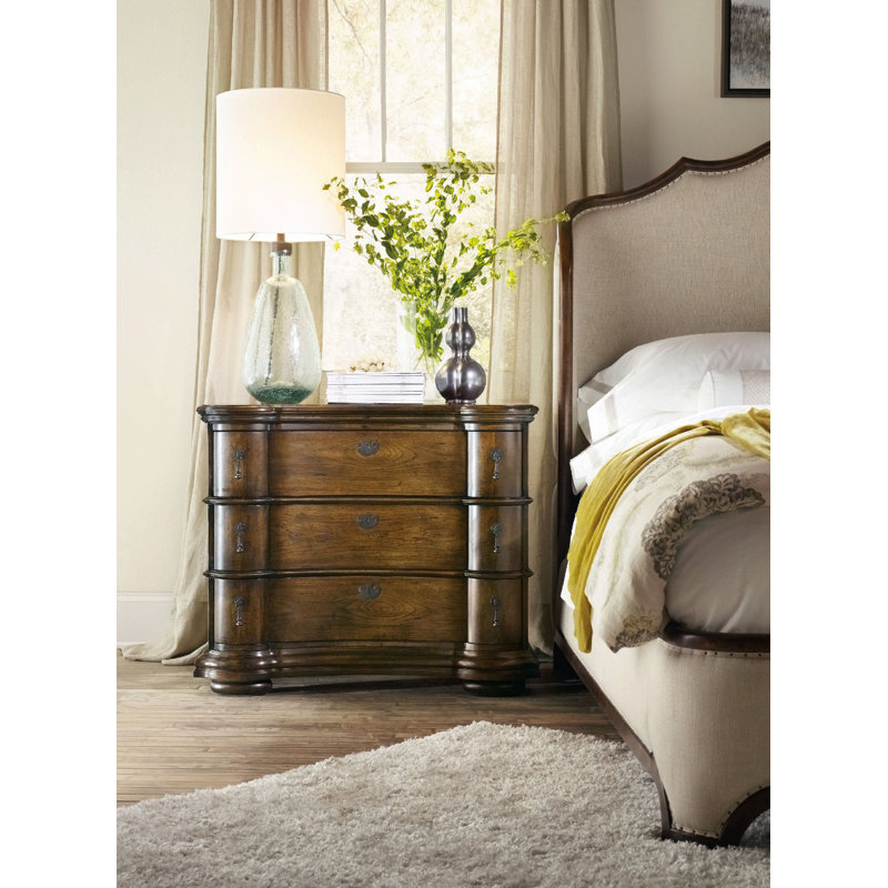 Archivist 3 - Drawer Solid Wood Nightstand
