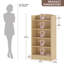 Bibliothèque moderne à 5 tablettes en bois-85791913