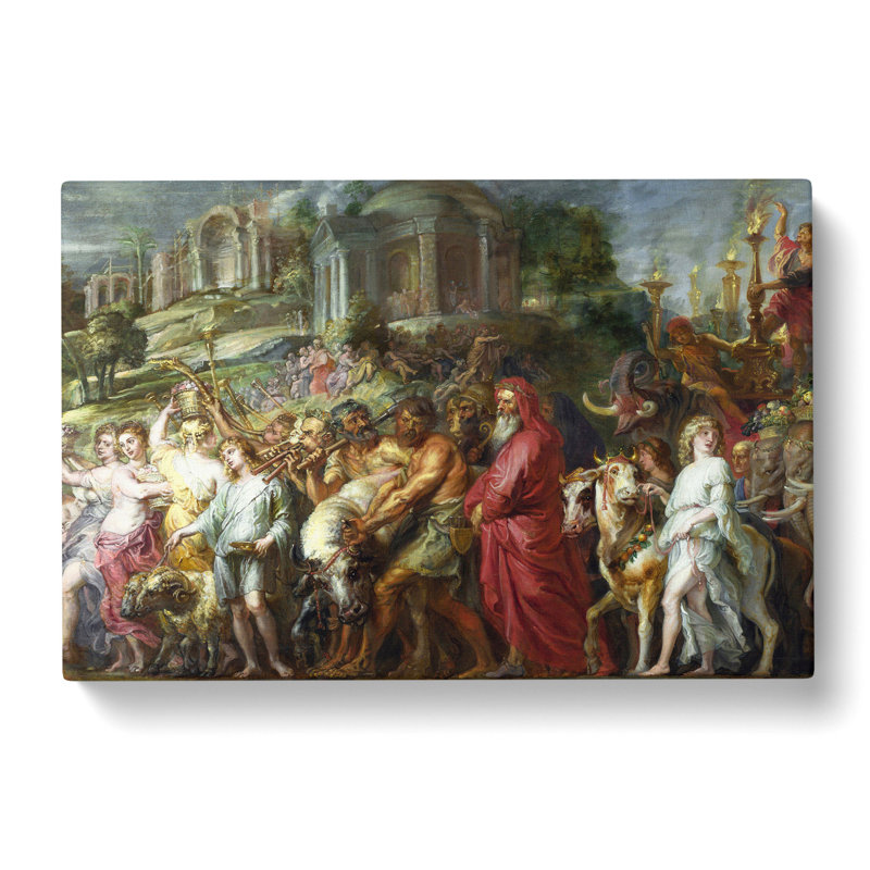 A Roman Triumph by Peter Paul Rubens - Wrapped Canvas Painting, 40cm H x 60cm W x 3cm D