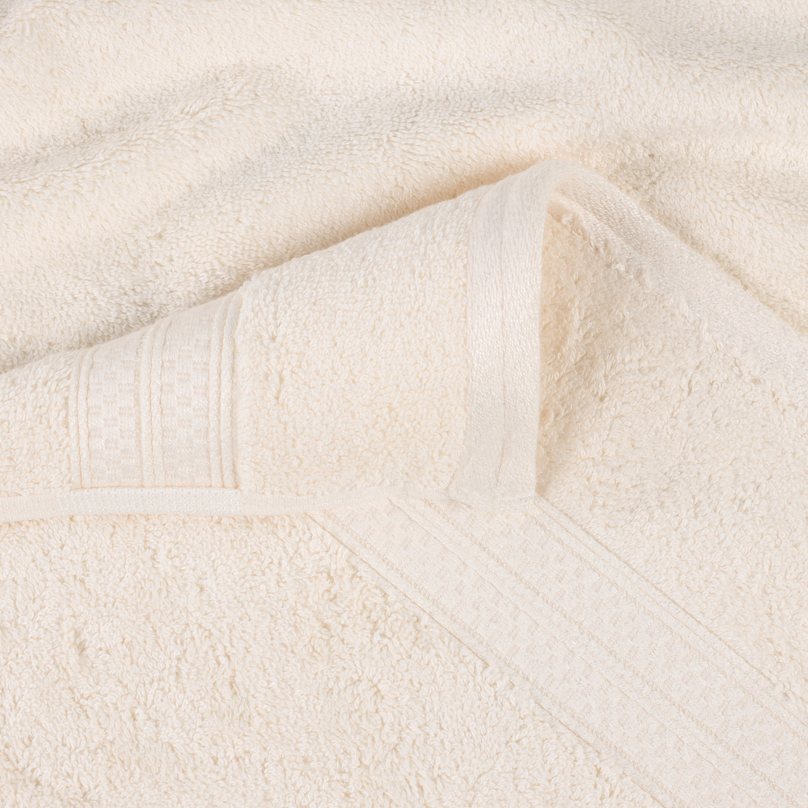 Nolhan 6-Piece Bamboo Cotton Towel Set, Ivory