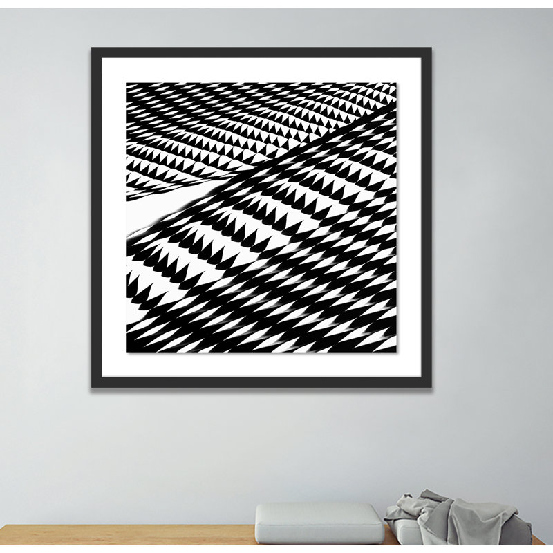 Space And Time Print by Shawn Thomas, Black, 40" H x 40" W x 2.5" D