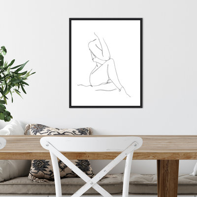 Fadden " Nude Contour Sketch I " by Ethan Harper Painting Print