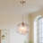 12.6 Inch Iridescent Capiz Shell Pendant Light Brushed Brass Graceful Coastal Seashell Discs Chains Chandelier