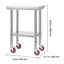 Table en acier inoxydable (seulement avec table basse)