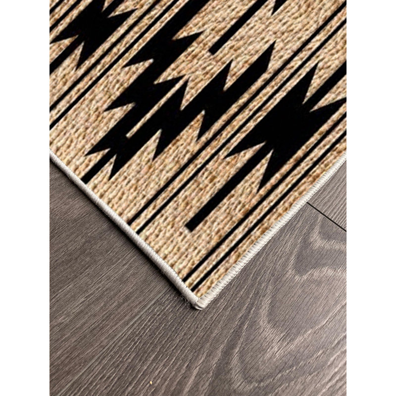 Tapis en coton Taliyah, Rectangle 2 pi 7 po x 11 pi 6 po