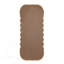 Miroir de plancher surdimensionné en bois