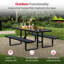 Table de pique-nique d'extérieur standard Leisure Craft-13673055-13673048