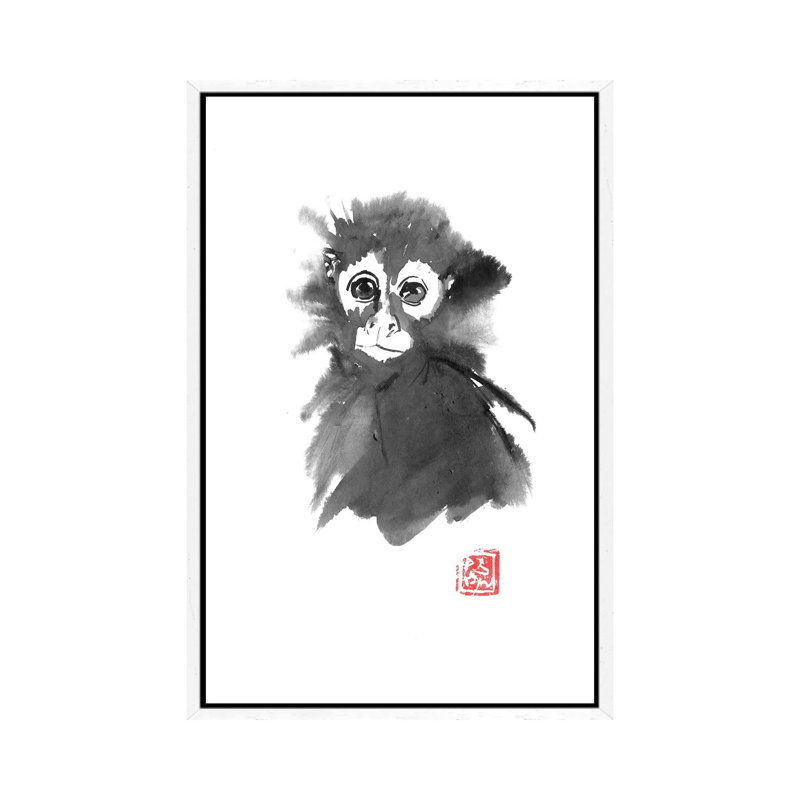 Oustiti by Péchane - Print on Canvas, White Framed, 66.04 cm H x 45.72 cm W