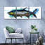 Ensemble de 3 poissons sur toile Tarpon-2061114583
