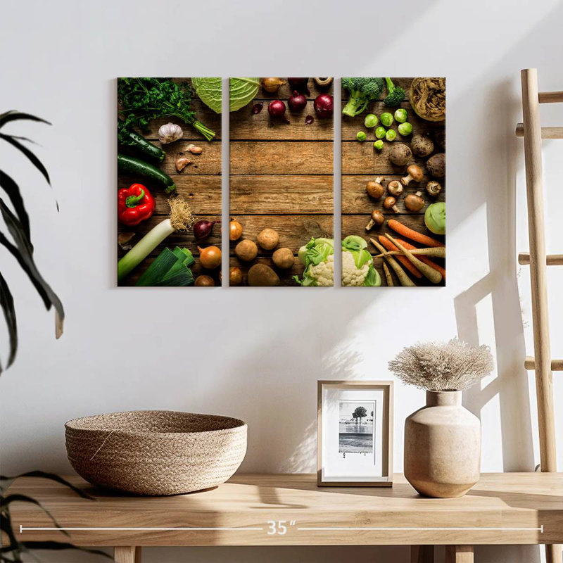 Yarlin Vegetable Feast, 24" H x 38" W