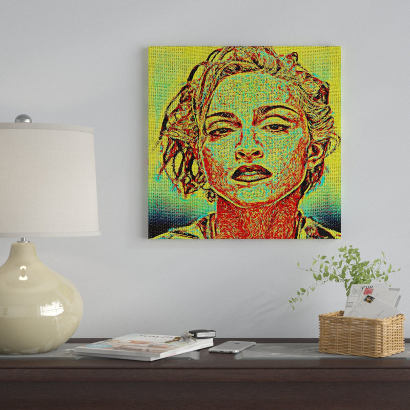 «Requiem Madonna», impression sur toile tendue, H 18 po x l 18 po x P 0,75 po