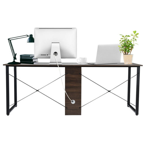 Ebern Designs Martin 79'' Desk & Reviews | Wayfair