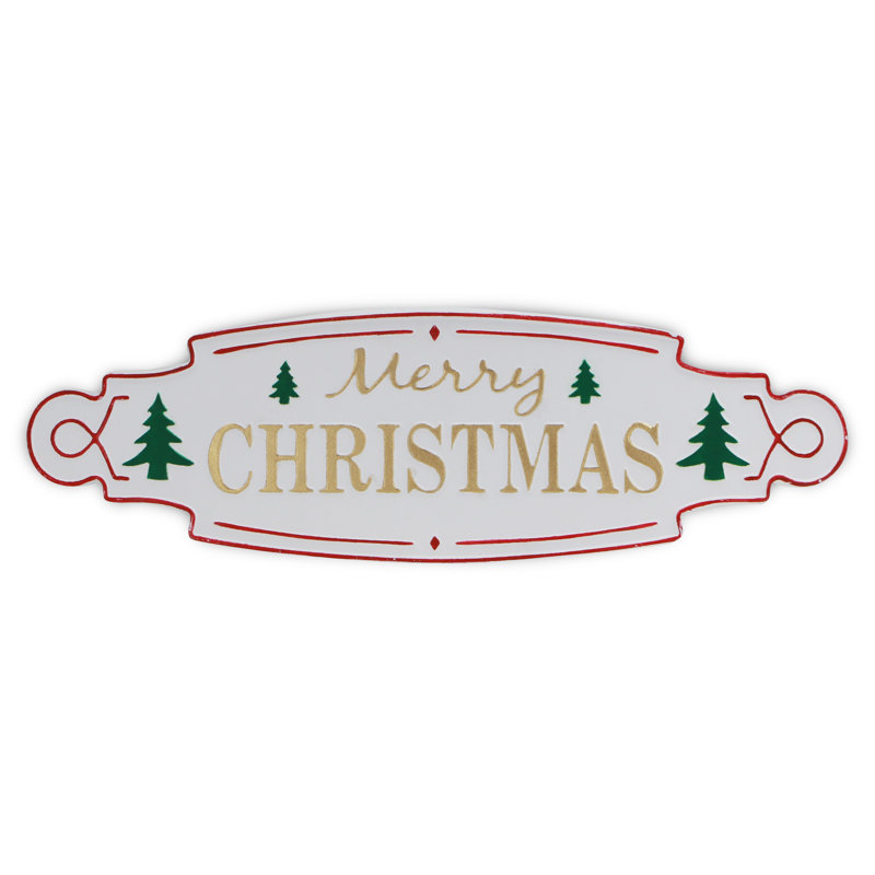 Enseigne festive de joyeux Noël