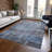 Thornyx Gray Washable Indoor-Outdoor Rug - LOOMLAN-1438346360