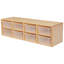 Casier de rangement 8 compartiments empilable