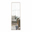 Miroir pleine grandeur brun