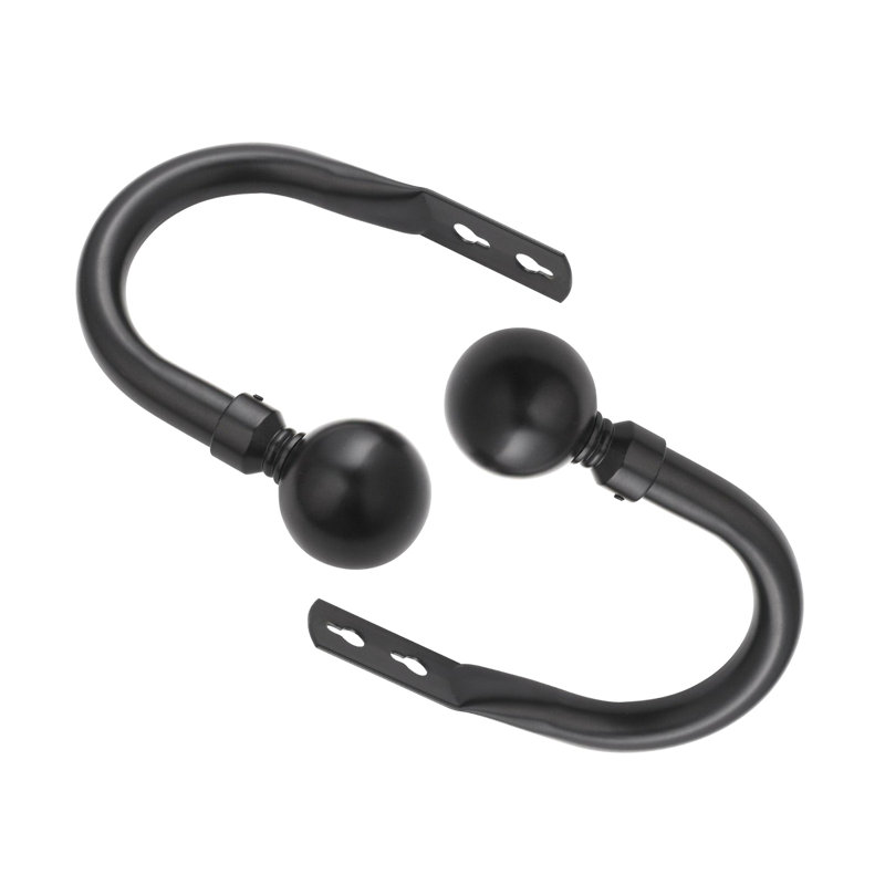 Hafsa 10cm Curtain Holdback, Matte Black