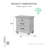 Avallon 3-Drawer Nightstand