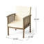 La hauteur du fauteuil de salon chic et contemporain-1456713511