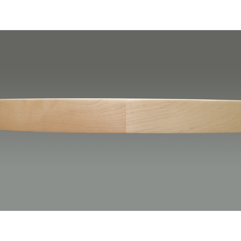 Banded Wood Kidney-Shaped Lazy Susan for Corner Base Cabinets w/Swivel bearing