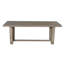 Zella Rectangular Teak Solid Wood Outdoor Dining Table - 200 cm W 90 cm D