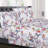 Botanical Printed Microfiber Floral Bed Sheet Set-28981410