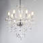 Lustre classique / classique en cristal à 6 lumières Jonetta