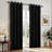 Grommet Top Blackout Room Darkening Curtains, Solid Thermal Insulated Polyester Window Curtain Set, 2 Panels-264609302-264609299-259254592