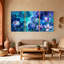 Plantes et fleurs, ensemble de 3 impressions sur toile-136478112