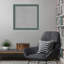 Tableau magnétique encadré gris sarcelle recyclé-101932490