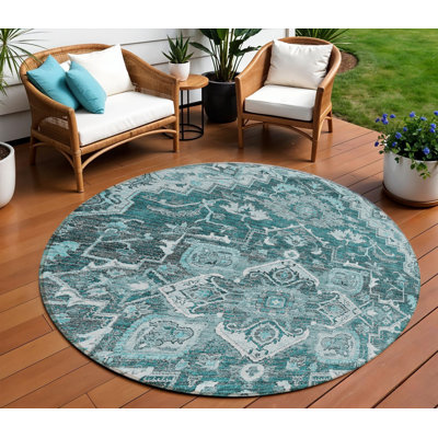 Tapis d'intérieur rond 8 pi