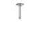 6" Ceiling Mount Shower Arm with Square Escutcheon
