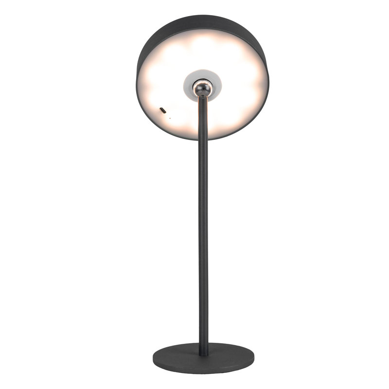 Brona Adjustable Metal Standard Table Lamp Lamp, Black
