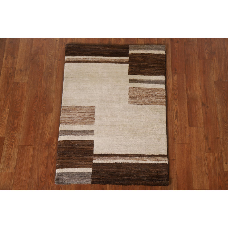 Geometric Gabbeh  Oriental Rug 2x3