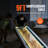 9 ft LED Shuffleboard Table 2 in 1 Shuffleboard and Bowling Combo Game Set