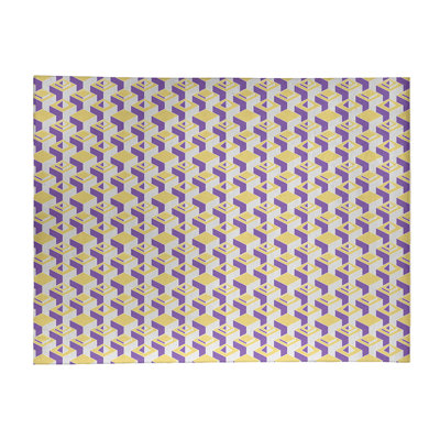 Chenille Geometric Indoor Rug