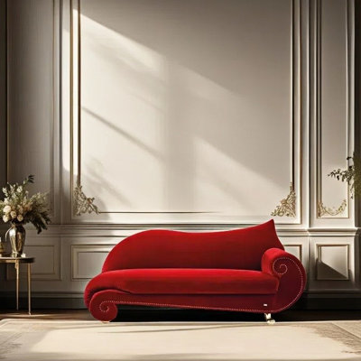 Chaise longue élégante paresseuse rétro
